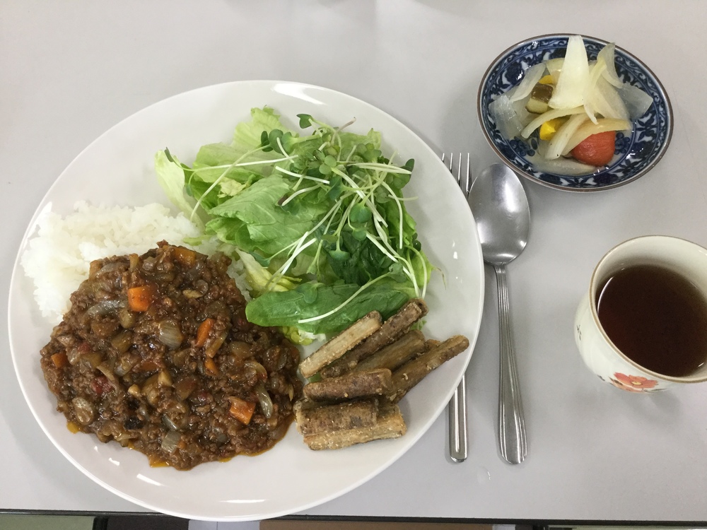 ごぼうのキーマカレー